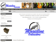 Tablet Screenshot of musicline-rheine.de